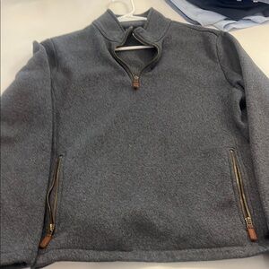 Vineyard Vines Men's Charcoal Zip-Up Sweater